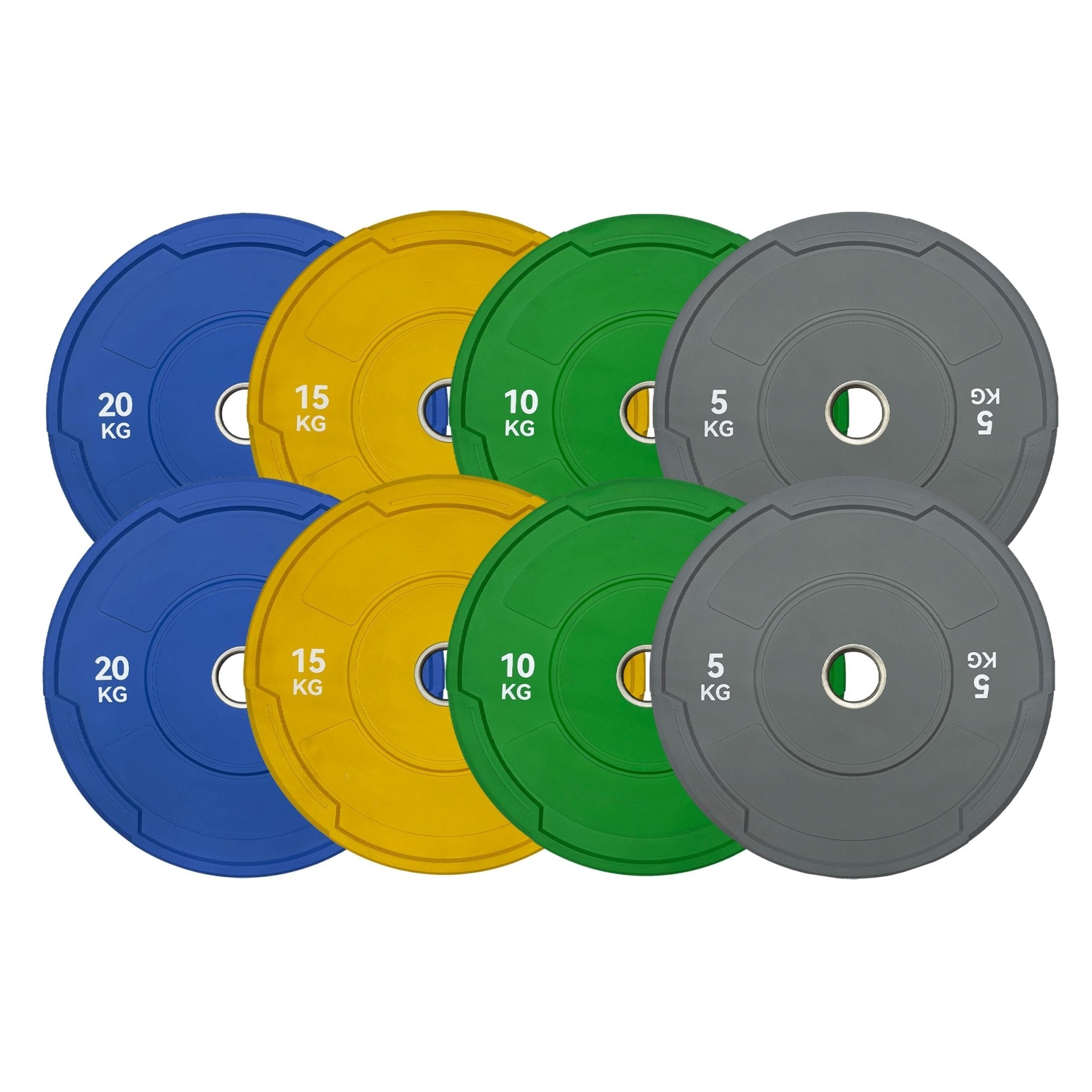 Monochrome Colour Olympic Bumper Plates - BlackBear Fitness